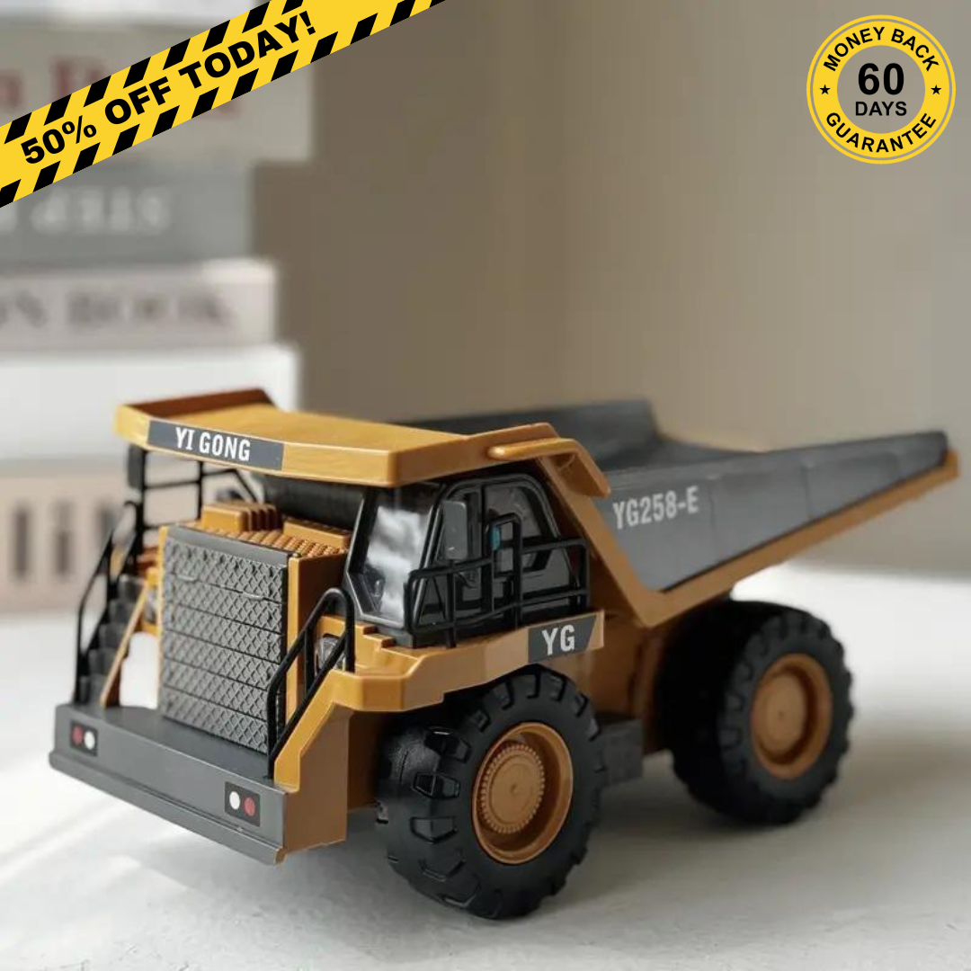 Precision rc mighty dump truck product photo